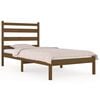vidaXL Bedframe massief grenenhout honingbruin 90x190 cm