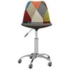 vidaXL Eetkamerstoelen draaibaar 2 st patchwork stof