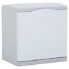 vidaXL Afvalscheidingsbak 20 L 40x30x40 cm wit