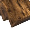 vidaXL Tijdschrift Rek Gerookt eiken 65 x 53 x 28,5 cm Bewerkt hout