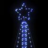 vidaXL LED-kerstboom 861 LEDs 478 cm blauw