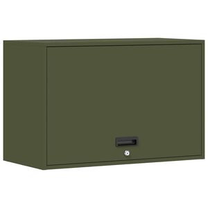 vidaXL Wandkast voor Garage Olijfgroen 80 x 40 x 53 cm