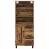 vidaXL Hoge kast met lade Oudhout 69,5 x 34 x 180 cm Bewerkt hout