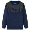 vidaXL Kindertrui gebreid 92 marineblauw