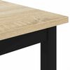 vidaXL Salontafel Sonoma 80 x 80 x 45 cm Bewerkt hout
