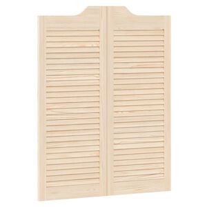 vidaXL Schuifdeuren Naturel 100 x 40 cm Massief grenenhout