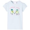 vidaXL Kindershirt 140 lichtblauw