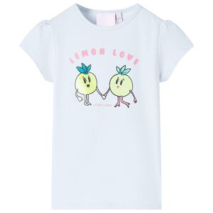 vidaXL Kindershirt 140 lichtblauw