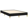 vidaXL Boxspring met matras en LED stof zwart 120x190 cm