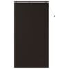 vidaXL Jaloezie Donkerbruin 125 x 250 cm 35 mm Massief Paulowniahout