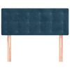 vidaXL Hoofdbord 90x5x78/88 cm fluweel donkerblauw