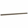 vidaXL Trapprofielen 10 pcs Bruin 67 x 3 x 2 cm Aluminium