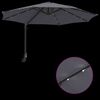 vidaXL Tuinparasol Antraciet 248 x 248 x 148 cm Polyester en staal