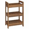 vidaXL Badkamerplank Naturel 45 x 30 x 71 cm Massief Teakhout
