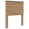 vidaXL Hoofdbord Artisan Eiken Bewerkt hout