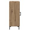vidaXL Dressoir Olden Artisan Eiken 34,5 x 34 x 90 cm