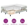 vidaXL Boxspringbed met matras Lichtgrijs 90 x 190 cm Fluweel