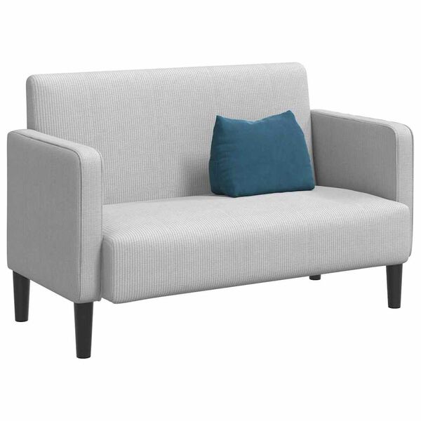 vidaXL Rugkussen Blauw 45 x 20 x 35 cm Cordstof