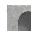 vidaXL Hangkast met plank Beton Grijs 59 x 20 x 100 cm Bewerkt hout