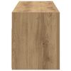 vidaXL Badkamerwandkast 80x25x30 cm bewerkt hout artisanaal eikenkleur