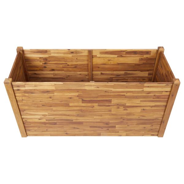 vidaXL Plantenbak verhoogd 160x60x84 cm massief acaciahout