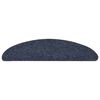 vidaXL Trapmatten Zelfklevend 5 stuks 56x17x3 cm Blauw Halfrond