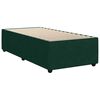 vidaXL Bedframe zonder matras 80x200 cm fluweel donkergroen