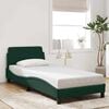 vidaXL Bedframe "Dover" 80x200 cm fluweel donkergroen