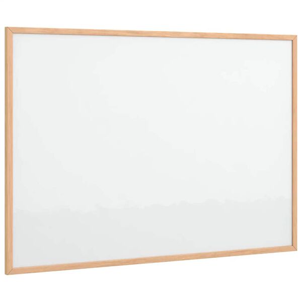 vidaXL Magnetisch whiteboard met massief grenenhouten frame 80x55 cm