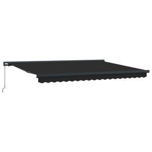 Uitschuifbare luifel Antraciet en Grijs 400 &times; 300 cm
