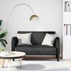 vidaXL Loveseat bank 110 cm kunstleer zwart