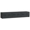 vidaXL TV-kast 147 x 34,5 x 27 cm Zwart Bewerkt hout