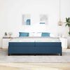 vidaXL Boxspringbed met matras Blauw 200 x 200 cm Stof