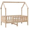 vidaXL Kinderbedframe met lades 80x170 cm massief grenenhout