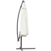 vidaXL Hangende Zonneparasol Wit