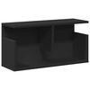 vidaXL Wandkast 60x20x30 cm bewerkt hout zwart