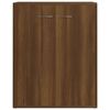 vidaXL Dressoir 60x30x75 cm bewerkt hout bruin eikenkleur
