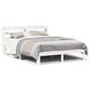 vidaXL Bedframe met hoofdeinde zonder matras 140x190 cm wit