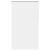 vidaXL Rolgordijn verduisterend 120x210 cm stofbreedte 116,6 cm wit