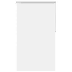 vidaXL Rolgordijn verduisterend 120x210 cm stofbreedte 116,6 cm wit