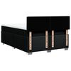 vidaXL Boxspring met matras stof zwart 140x190 cm