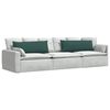 vidaXL Sofa Kussens 2 stuks Donkergroen 120 x 40 cm Stof