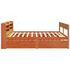 vidaXL Bedframe zonder matras massief grenenhout wasbruin 180x200 cm