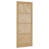 vidaXL Binnendeur Naturel 83 x 232 cm Multiplex
