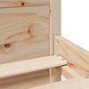 vidaXL Bedframe zonder matras massief grenenhout 100x200 cm