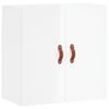 vidaXL Wandkast 60x31x60 cm bewerkt hout hoogglans wit
