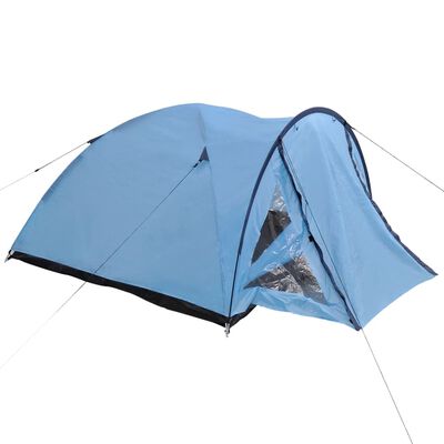 vidaXL Tent 3-persoons blauw