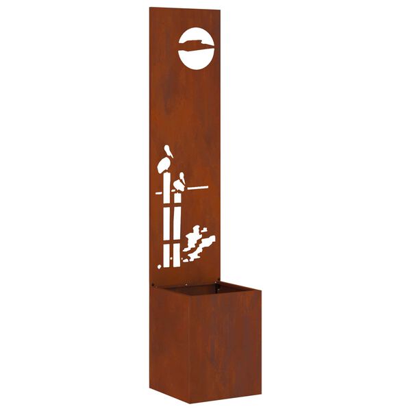 vidaXL Tuin Privacy Screen Fretwerk Roestig 32 x 150 cm Cortenstaal