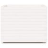 vidaXL Plantenbak 60x60x49,5 cm massief grenenhout wit