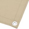 vidaXL Balkonscherm 75x800 cm 100% oxford polyester beige